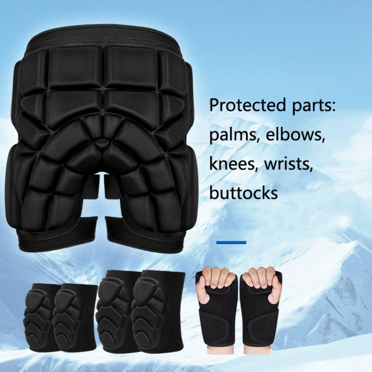 Skating Hip Protector Hockey Pants Ski Sports Protective Gear, Style:, Black Hip Protector, Aluminum Strap Bracer, Straps Knee Protector, Syringe Knee Protector, Syringe Elbow Protector