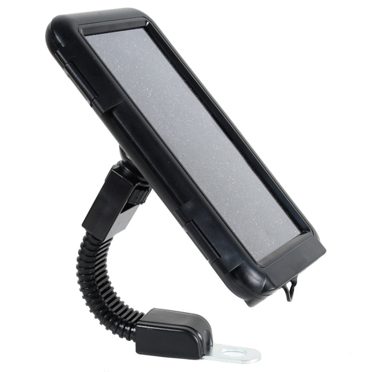 Motorcycle Bicycle Waterproof Mobile Phone Holder, Style:, Flat Button (6.5 inch), Rearview Mirror (6.5 inch), Handlebar (7 inch), Rearview Mirror (7 inch)