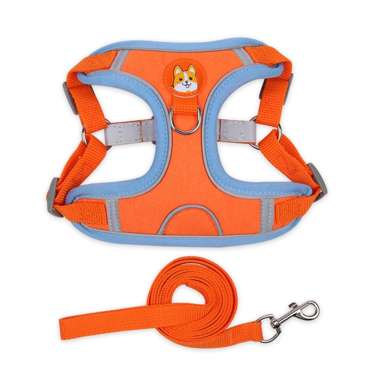 BL-867 Pet Chest Straps Reflective Dog Traction Rope, Size:, S, M, L, XL