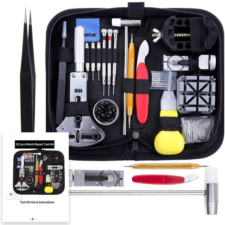 151 In 1 Watch Repair Tool Bag, 151 In 1 Watch Repair Bag