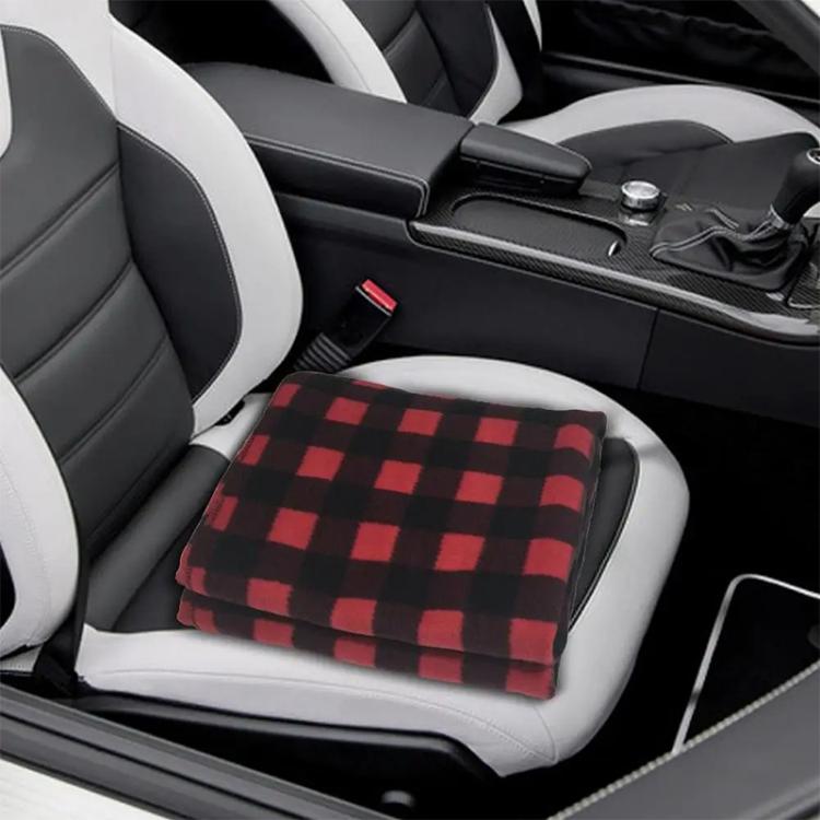 12V Car Winter Electric Heating Blanket, Temperature Control Type Red