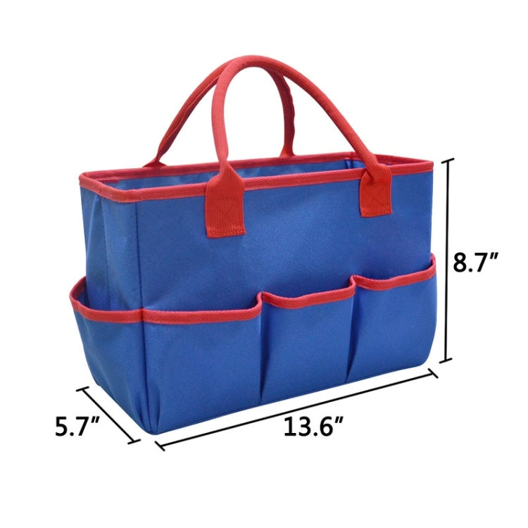 Teacher Stationery Storage Bag Gardening And Pruning Tool Bag, Blue, Purple, Black, Plum Red