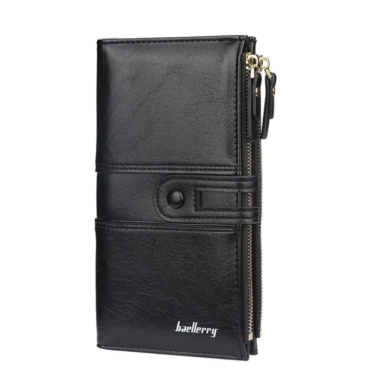 Baellerry  Ladies Long Large Capacity Buckle Zip Clutch Multi-Card Wallet, Baellerry Red, Baellerry Black, Baellerry Brown, Baellerry Dark Green, Baellerry let(Pink, Baellerry Sky Blue
