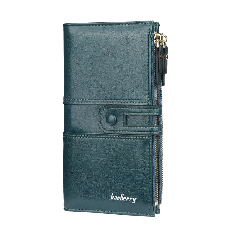 Baellerry  Ladies Long Large Capacity Buckle Zip Clutch Multi-Card Wallet, Baellerry Red, Baellerry Black, Baellerry Brown, Baellerry Dark Green, Baellerry let(Pink, Baellerry Sky Blue