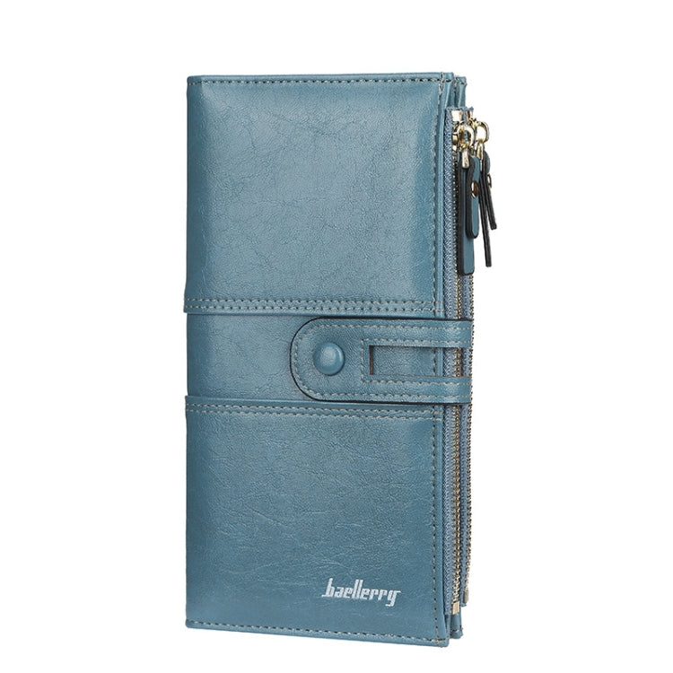 Baellerry  Ladies Long Large Capacity Buckle Zip Clutch Multi-Card Wallet, Baellerry Red, Baellerry Black, Baellerry Brown, Baellerry Dark Green, Baellerry let(Pink, Baellerry Sky Blue