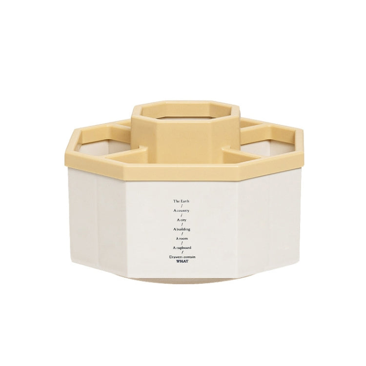Simple Modern Large Capacity Office Desktop Storage Pen Holder, White Rotary, Pink Rotary, Yellow Rotary, Blue Rotary, Frosted Transparent Rotary, Transparent Coffee Rotary, Transparent Khaki Rotary, White Non-Rotary, Pink Non-Rotary, Yellow Non-Rotary...