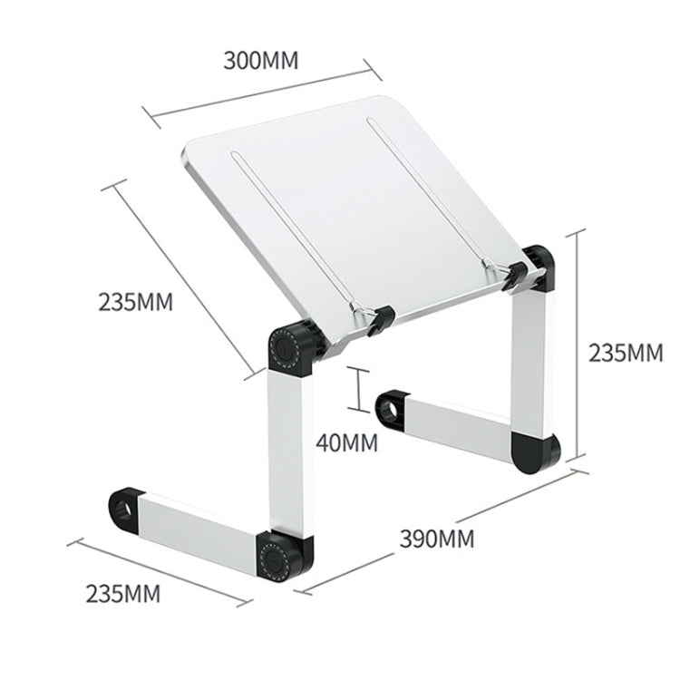 L03 Adjustable Lifting Reading Rack Book Holder Laptop Stand,Style：, Double Section Black, Double Section White, Single Section Black, Single Section White