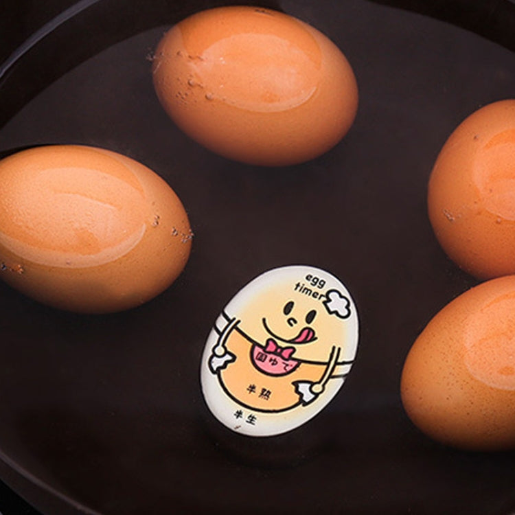 Boiled Egg Timer Reminder Color-changing Cartoon Egg Timer, Specification: Japanese, Yellow Chick, Red Chick, Green Chick, Purple Chick, Orange Chick, Pink Chick, Blue Alphabet, Japanese