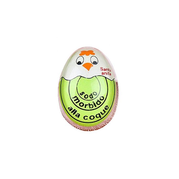 Boiled Egg Timer Reminder Color-changing Cartoon Egg Timer, Specification: Japanese, Yellow Chick, Red Chick, Green Chick, Purple Chick, Orange Chick, Pink Chick, Blue Alphabet, Japanese