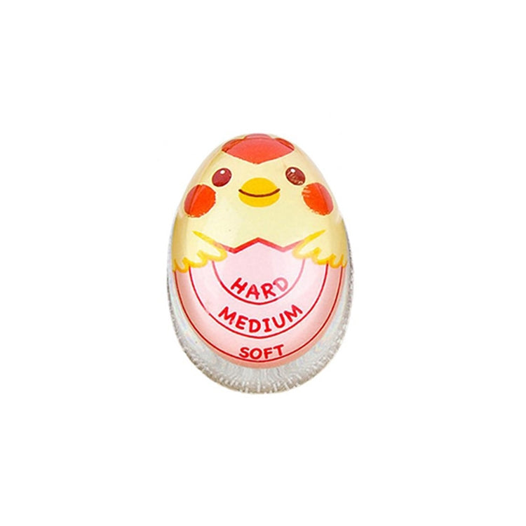 Boiled Egg Timer Reminder Color-changing Cartoon Egg Timer, Specification: Japanese, Yellow Chick, Red Chick, Green Chick, Purple Chick, Orange Chick, Pink Chick, Blue Alphabet, Japanese