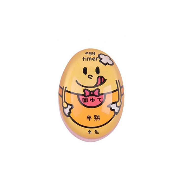 Boiled Egg Timer Reminder Color-changing Cartoon Egg Timer, Specification: Japanese, Yellow Chick, Red Chick, Green Chick, Purple Chick, Orange Chick, Pink Chick, Blue Alphabet, Japanese