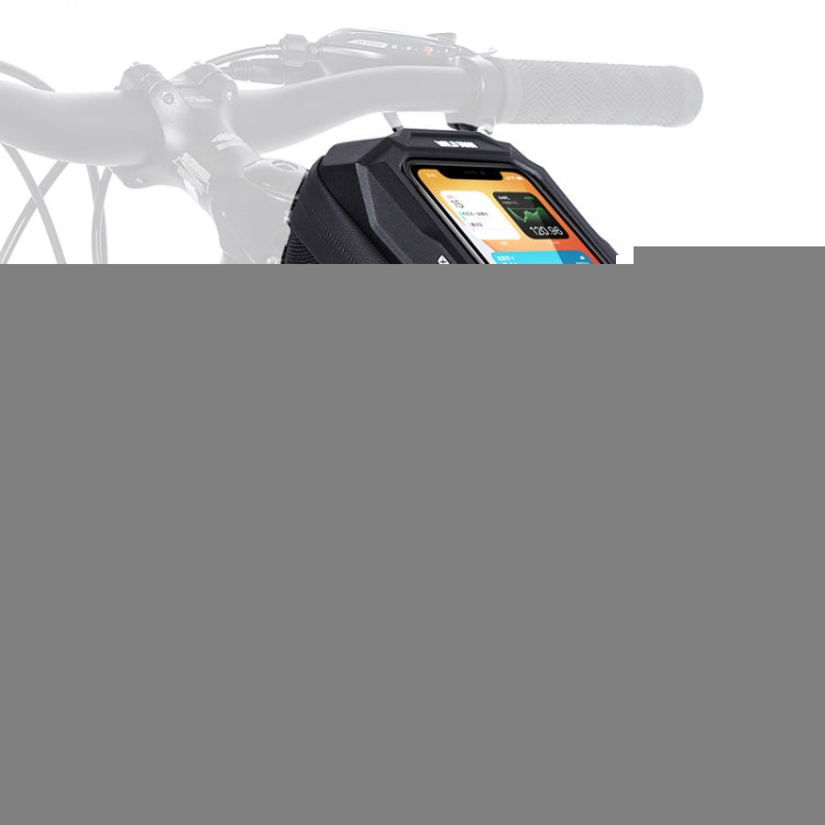 WILD MAN XS2 1L EVA Hard Shell Cycling Rainproof Bicycle Bag, XS2 (Black), XS2 (Black Red)