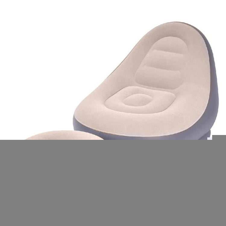Lunch Break Inflatable Lazy Sofa, Bottom Color Random Delivery, Style:, Sofa+Pedal, Single Sofa