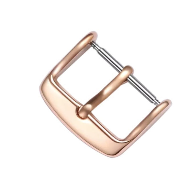 5pcs IP Plated Stainless Steel Pin Buckle Watch Accessories, Color: Silver 12mm, Silver 12mm, Silver 14mm, Silver 16mm, Silver 18mm, Silver 20mm, Rose Gold 12mm, Rose Gold 14mm, Rose Gold 16mm, Rose Gold 18mm, Rose Gold 20mm, Rose Gold 22mm, Gold 12mm ...