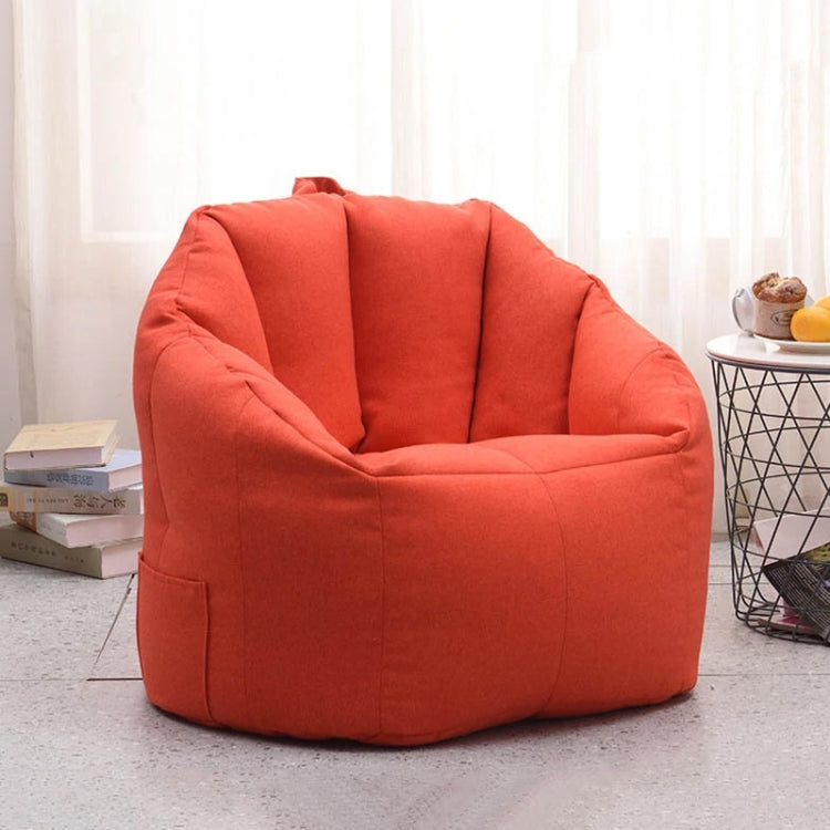 Cotton Lazy Sofa Removable And Washable Cloth Cover, Royal Blue, Lemon Yellow, Watermelon Red