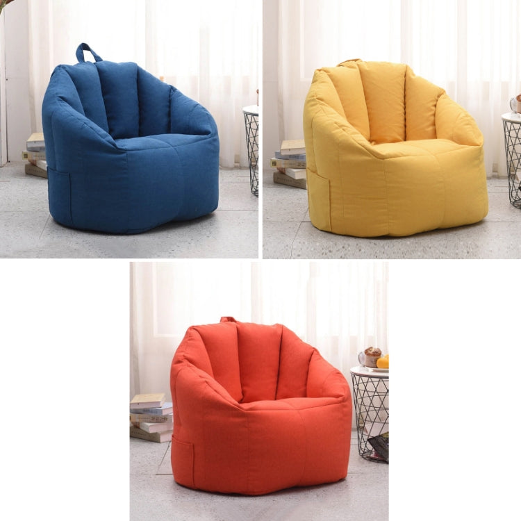 Cotton Lazy Sofa Removable And Washable Cloth Cover, Royal Blue, Lemon Yellow, Watermelon Red