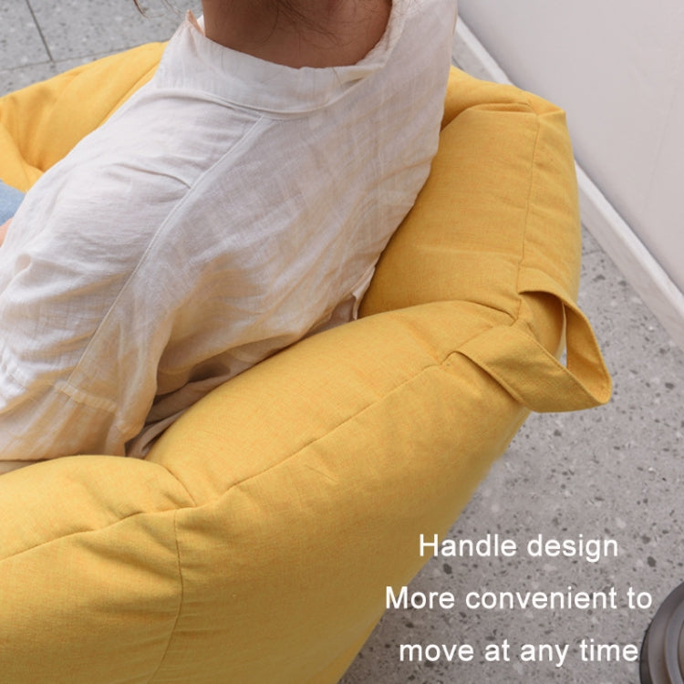 Cotton Lazy Sofa Removable And Washable Cloth Cover, Royal Blue, Lemon Yellow, Watermelon Red
