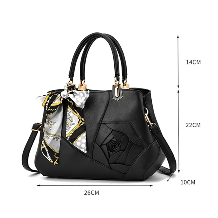 378 Three-dimensional Carved Ladies Handbag, Red Wine, Khaki, Black, Dark Gray, Rubber Pink
