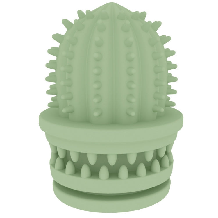 Pet Cleaning Teeth TPR Cactus Lightweight Bite-resistant Educational Toys, Cactus Light Blue, Cactus Light Pink, Cactus Avocado Green