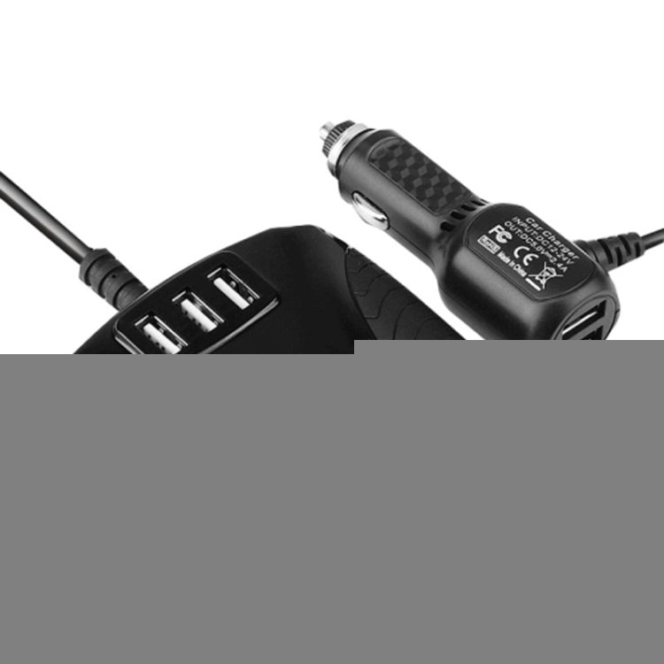 JY-1905 120W Multifunctional USB 3 In 1 Car Cigarette Lighter Car Charger, Style:, 3 Ports