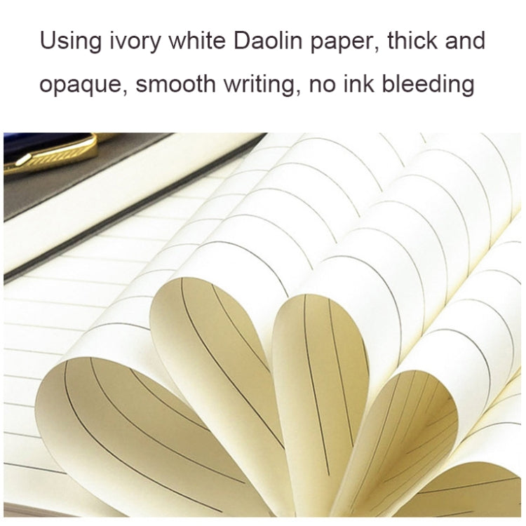 WZJZ0101 PU Leather Thickened Notebook, B5, A5