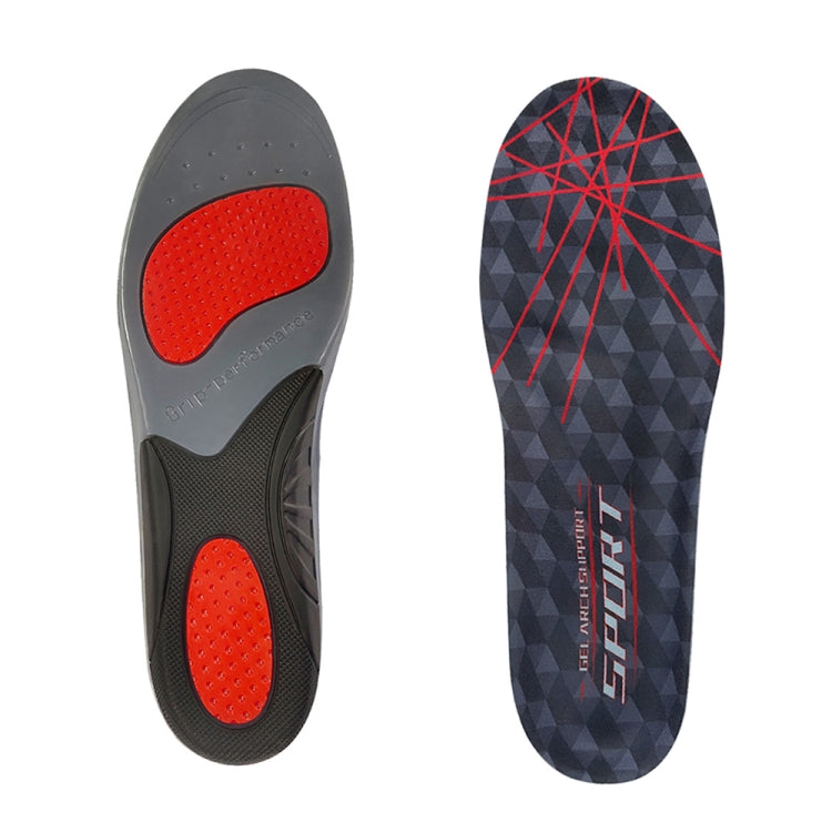 Silicone Shock-absorbing Breathable Sweat-absorbing TPE Insoles, For 36/37cm, For 38/39cm, For 40/41cm, For 42/43cm, For 44/45cm