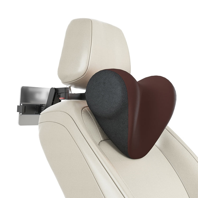 A09 Car Seat Headrest Memory Foam Comfortable Neck Pillow, Style:, With Stand  (Gray), Without Stand (Black), Without Stand (White), Without Stand (Pink), With Stand (Black), Without Stand (Coffee), With Stand  (White), Without Stand (Blue)            ...