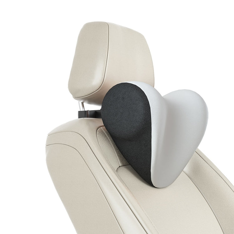 A09 Car Seat Headrest Memory Foam Comfortable Neck Pillow, Style:, With Stand  (Gray), Without Stand (Black), Without Stand (White), Without Stand (Pink), With Stand (Black), Without Stand (Coffee), With Stand  (White), Without Stand (Blue)            ...