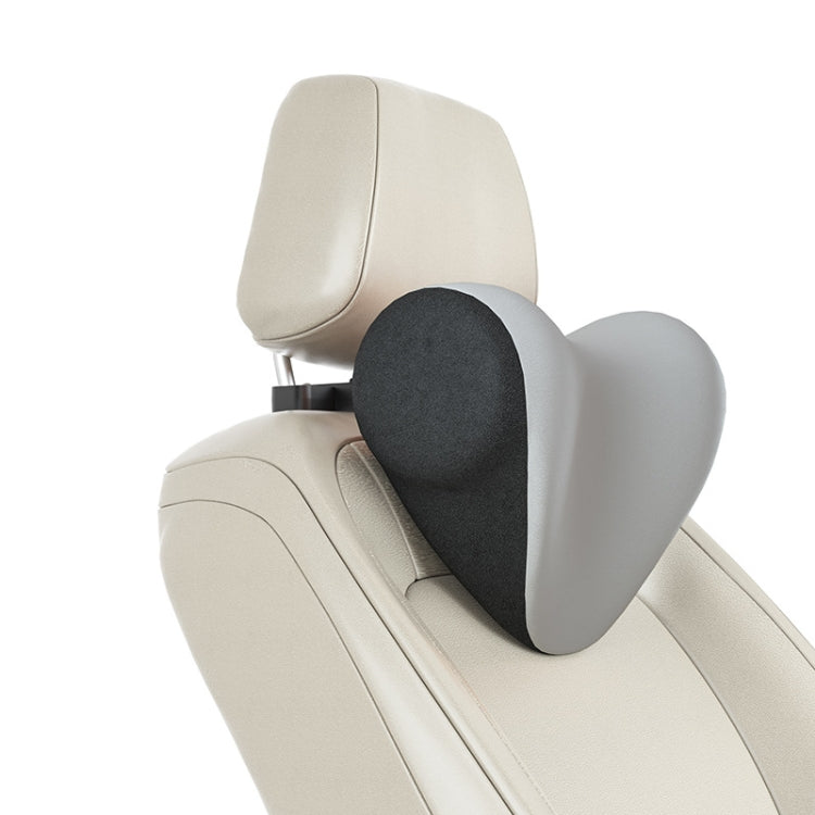 A09 Car Seat Headrest Memory Foam Comfortable Neck Pillow, Style:, With Stand  (Gray), Without Stand (Black), Without Stand (White), Without Stand (Pink), With Stand (Black), Without Stand (Coffee), With Stand  (White), Without Stand (Blue)            ...
