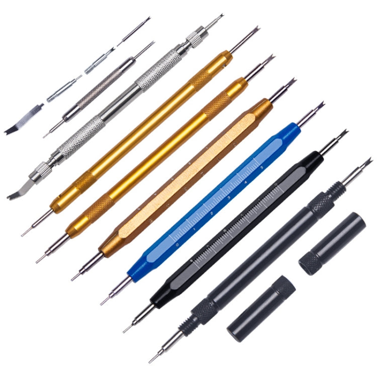 Single -headed Watch Repair Tool Ear Batch Replacement Watch Strap Tool, 10 Pair Silver, 10 Pair Golden, 5 PCS Screw Gold, 5 PCS With Scale Blue, With Scale Golden, 5 PCS With Scale  Black, 2 PCS With Hood, With Packaging  A, With Packaging B          ...