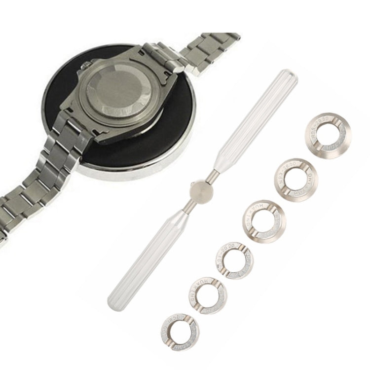 Watch Case Opener Tool Adjustable Watch Back Cover Remover Open Wrench, Gear Rear Cover, Round Teeth, Square Teeth