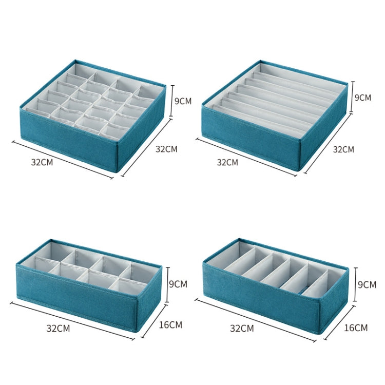 Foldable Drawer Clothes Storage Box, Spec:, 24 Grids (Gray), 24 Grids (Linen), 24 Grids (Red), 24 Grids (Green), 7 Grids (Gray), 7 Grids (Linen), 7 Grids (Red), 7 Grids (Green), 8 Grids (Gray), 8 Grids (Linen), 8 Grids (Red), 8 Grids (Green)           ...