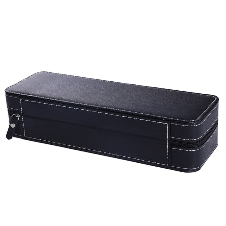 6 Bit Zipper Watch Box Storage Display Box PU Zipper Bag Watch Box, 6 Bit