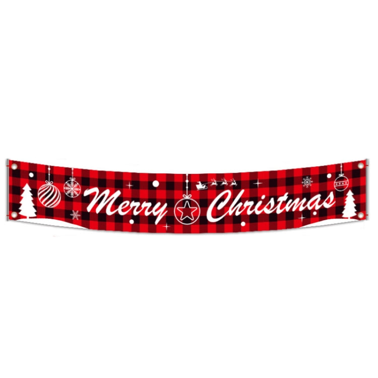 Christmas Ornaments Letters Banner Festive Party Scene Arrangement Props,Size:300 x 50cm, 001, 002, 006, 021
