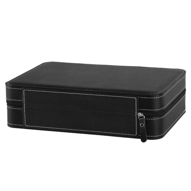 10 Bit Zipper Watch Box Storage Display Box PU Zipper Bag Watch Box, 10 Bit