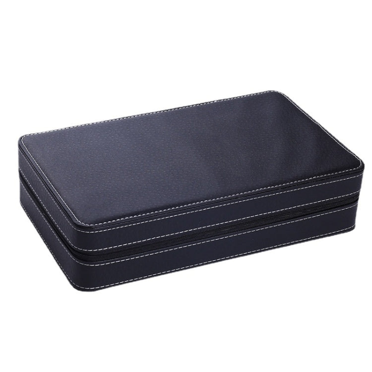 12 Bit Zipper Watch Box Storage Display Box PU Zipper Bag Watch Box, 12 Bit