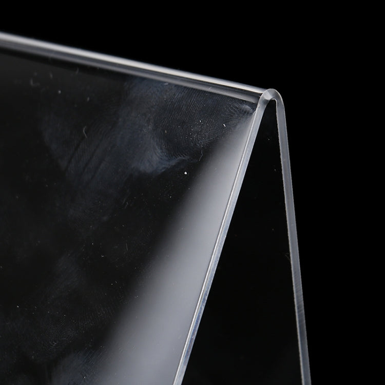2 PCS Acrylic Display Stand Transparent Book Shelf Photo Frame Holder, 100 x 115 x 130mm