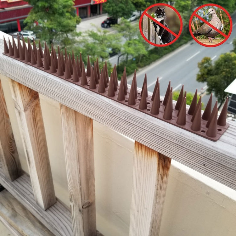 Plastic Bird Repellent Thorns Fence Anti-climb Nails, Green, Grass Green, Transparent, Grey, Brown, Black, White, Brick Red