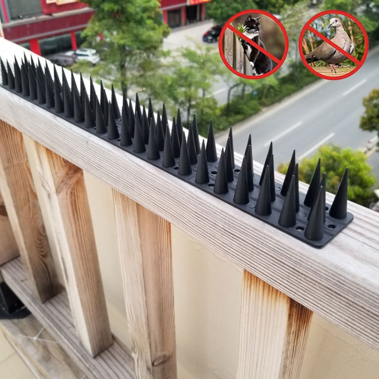 Plastic Bird Repellent Thorns Fence Anti-climb Nails, Green, Grass Green, Transparent, Grey, Brown, Black, White, Brick Red