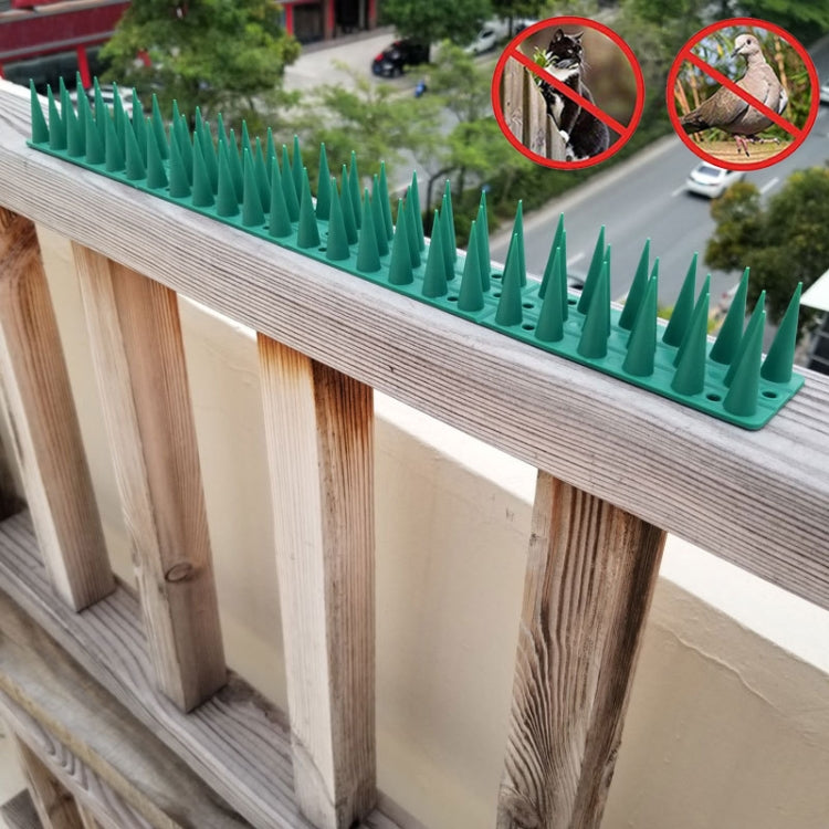 Plastic Bird Repellent Thorns Fence Anti-climb Nails, Green, Grass Green, Transparent, Grey, Brown, Black, White, Brick Red