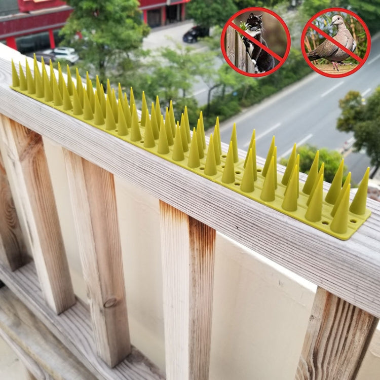 Plastic Bird Repellent Thorns Fence Anti-climb Nails, Green, Grass Green, Transparent, Grey, Brown, Black, White, Brick Red