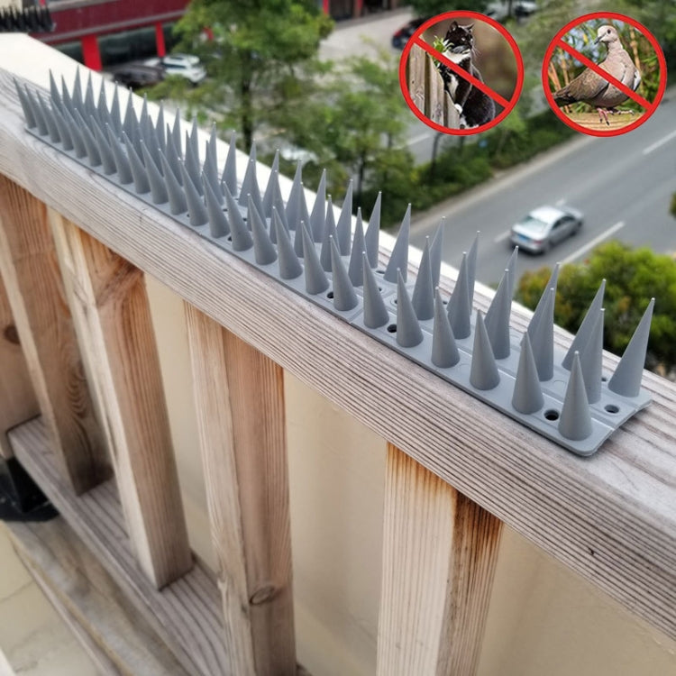 Plastic Bird Repellent Thorns Fence Anti-climb Nails, Green, Grass Green, Transparent, Grey, Brown, Black, White, Brick Red