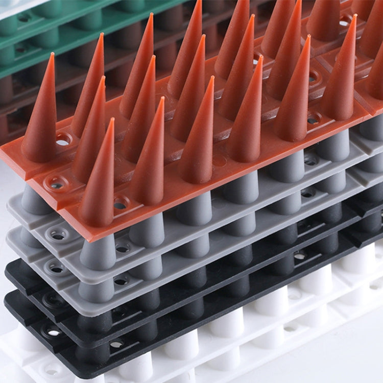 Plastic Bird Repellent Thorns Fence Anti-climb Nails, Green, Grass Green, Transparent, Grey, Brown, Black, White, Brick Red