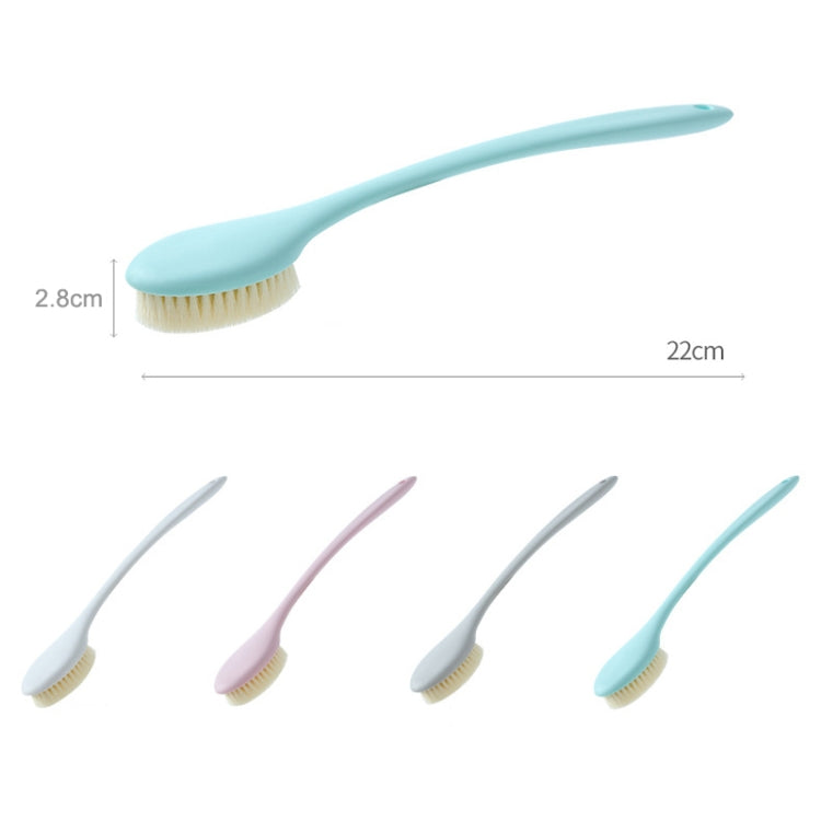 Long Handle Soft Hair Bathing Brush Nylon Hair Massage Brush, Soft Hair Blue, Soft Hair Pink, Soft Hair White, Soft Hair Grey