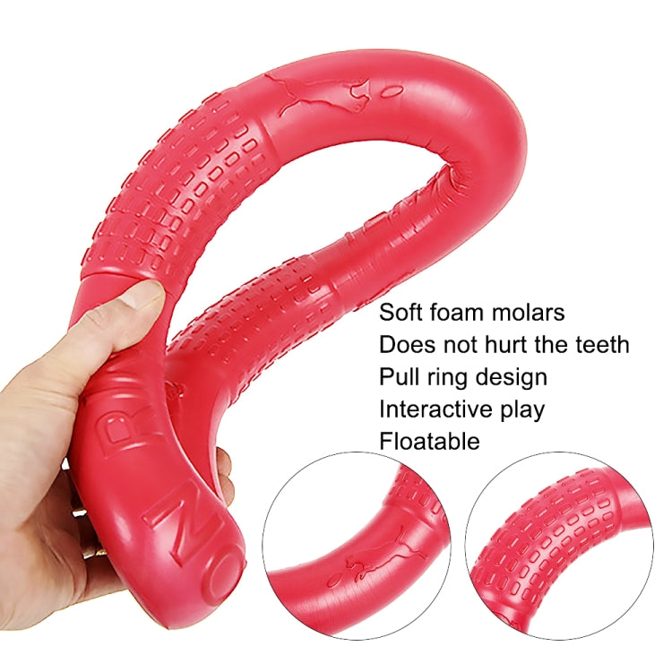 Dog Toys Pets Tension Ring Tooth Cleaning Toys, Green Small, Green Large, Orange Small, Orange Large
