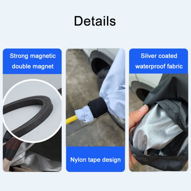 New Energy Vehicle Charging Port Waterproof Protective Cover, Color:, Transparent, Black, Gray White, Silver, Bear Pink, Bear Blue