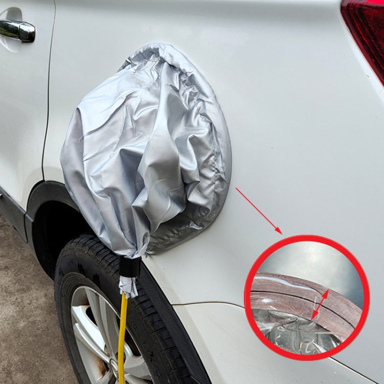 New Energy Vehicle Charging Port Waterproof Protective Cover, Color:, Transparent, Black, Gray White, Silver, Bear Pink, Bear Blue