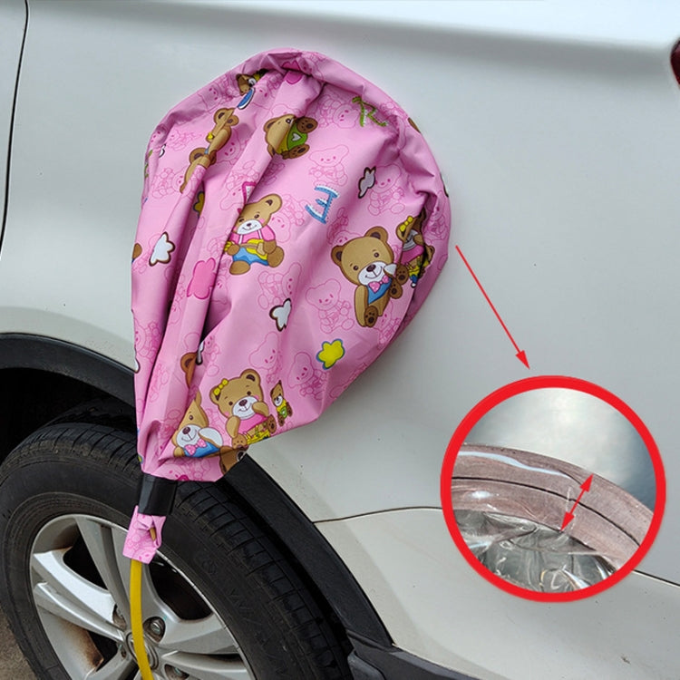 New Energy Vehicle Charging Port Waterproof Protective Cover, Color:, Transparent, Black, Gray White, Silver, Bear Pink, Bear Blue