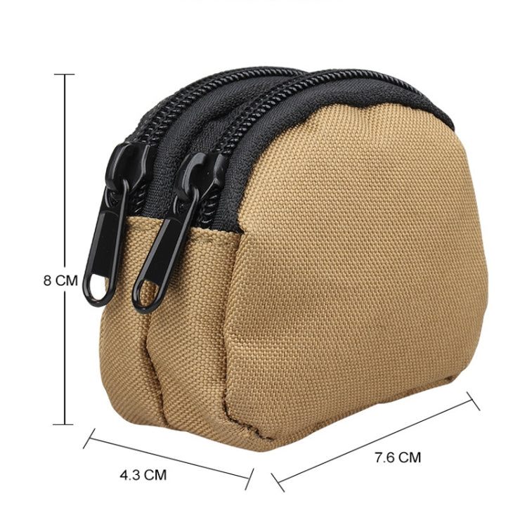 H25 Outdoor Sports Nylon Micro Slingshot Steel Ball Waist Bag Mini Coin Purse, H25 Khaki, H25 Black, H25 Army Green