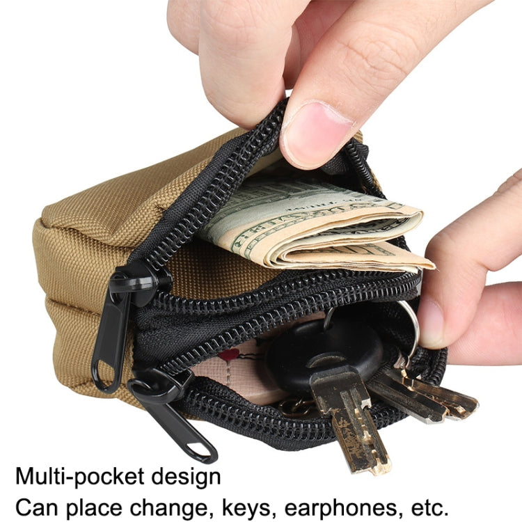 H25 Outdoor Sports Nylon Micro Slingshot Steel Ball Waist Bag Mini Coin Purse, H25 Khaki, H25 Black, H25 Army Green